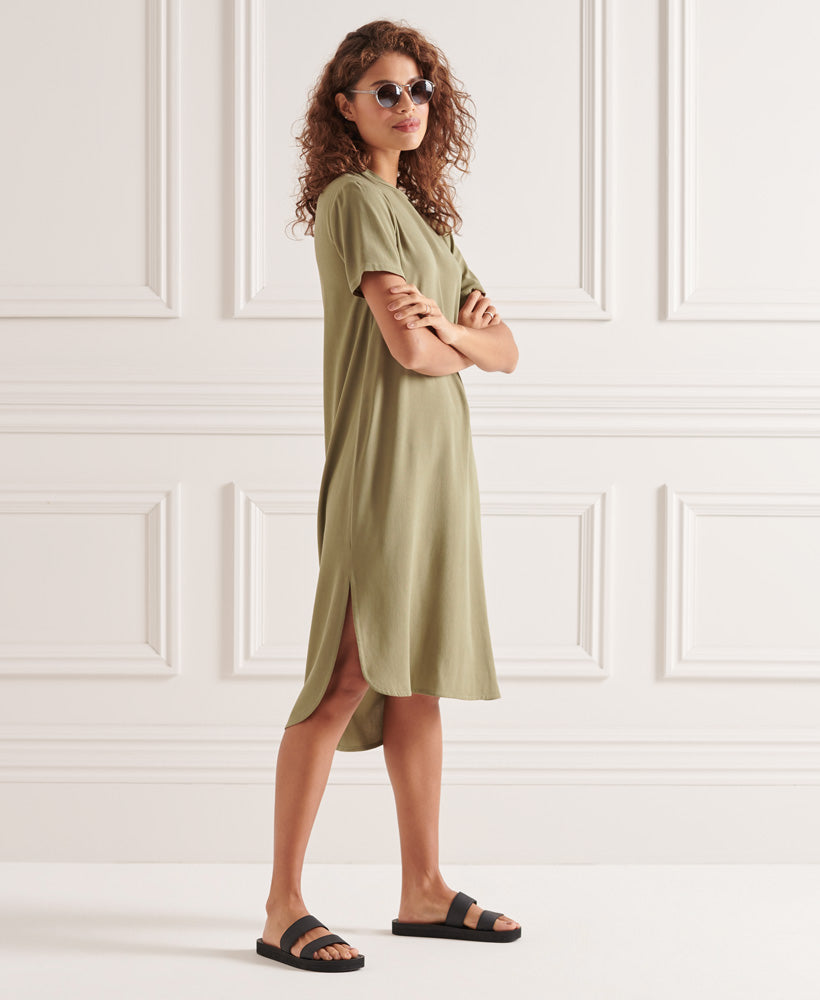 Curve Hem Shift Dress – Superdry Malaysia